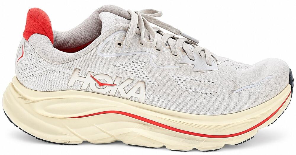 HOKA One One Arahi Women’s Running Shoes Size 7.5 White Coral Cushioned Sneakers